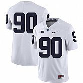 Penn State Nittany Lions 90 Garrett Sickels White Nike College Football Jersey Dzhi,baseball caps,new era cap wholesale,wholesale hats